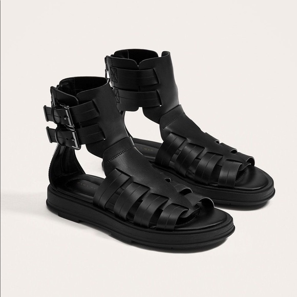 Zara Other - Zara Black Roman Sandals
